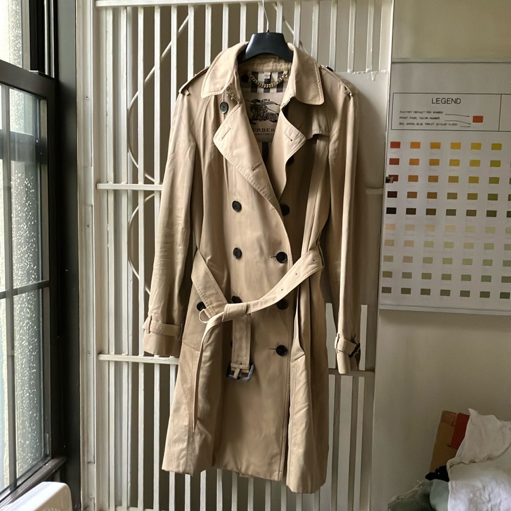 Burberry Classic Trench Coat Sz USA 6